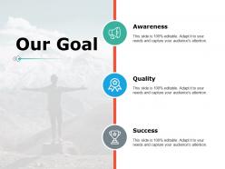 Our goal ppt pictures mockup