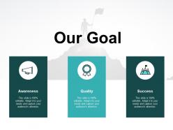 Our goal ppt powerpoint presentation file display