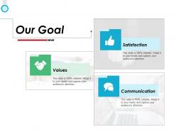 Our goal ppt powerpoint presentation file graphic images