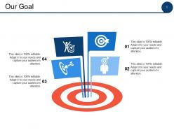 Our goal ppt powerpoint presentation file visual aids