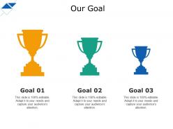 Our goal ppt professional background designs