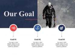 Our goal ppt professional graphics template