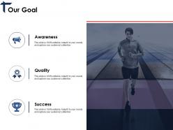 Our goal ppt professional inspiration