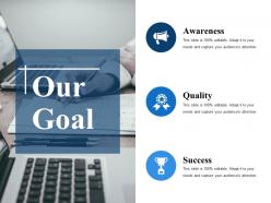 Our goal ppt samples download