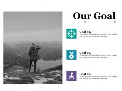 Our goal ppt styles background designs