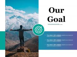 Our goal ppt styles designs
