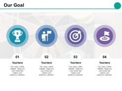 Our goal ppt styles format ideas