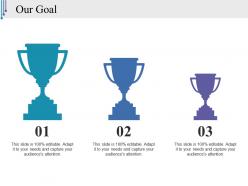 45547861 style essentials 2 our goals 3 piece powerpoint presentation diagram infographic slide