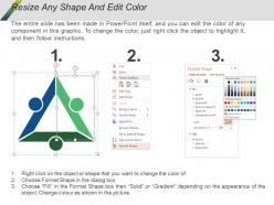 15395357 style essentials 2 our goals 3 piece powerpoint presentation diagram infographic slide