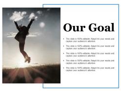 Our goal ppt summary designs