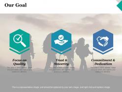 Our goal success competition ppt inspiration graphics example