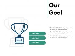 Our goal success winner c725 ppt powerpoint presentation infographic template