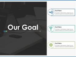 Our goal target arrow f706 ppt powerpoint presentation pictures slides