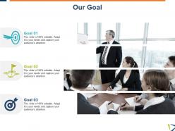 Our goal target arrow l11 ppt powerpoint presentation slides outfit