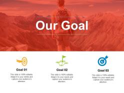Our goal target audience f449 ppt powerpoint presentation outline design inspiration