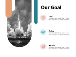 Our goal vision a669 ppt powerpoint presentation layouts format