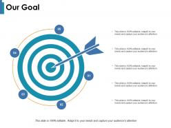 Our goal with one arrows ppt infographic template designs