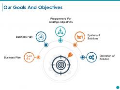 Our goals and objectives ppt styles clipart images