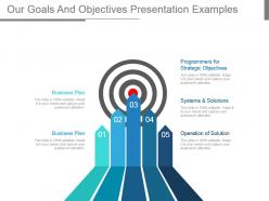 Our goals and objectives presentation examples