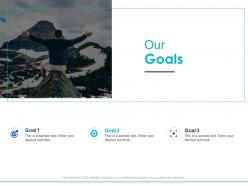 Our goals arrows d32 ppt powerpoint presentation slides diagrams