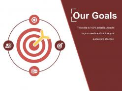Our goals powerpoint slide backgrounds