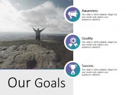 Our goals powerpoint templates download