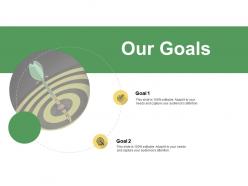 Our goals ppt powerpoint presentation summary infographic template