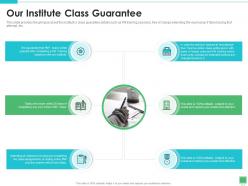 Our institute class guarantee project development professional it