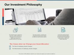 Our Investment Philosophy Technology Business Ppt Powerpoint Presentation Model Format