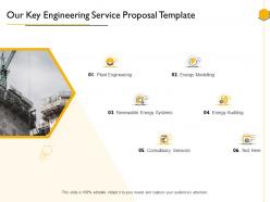 Our key engineering service proposal template ppt powerpoint presentation template