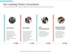 Our leading fitness consultants office fitness ppt template