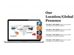 Our location global presence presentation layouts