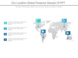 Our location global presence sample of ppt