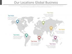 Our Locations Global Business Ppt Slides