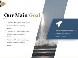 Our main goal powerpoint templates microsoft