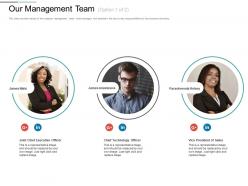 Our management team chief technology ppt powerpoint presentation professional mockup