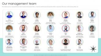 Our Management Team Digital Marketing Agency Company Profile Cp Cd V