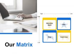 Our matrix management marketing ppt powerpoint presentation file vector