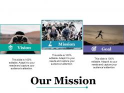 Our mission achievement f491 ppt powerpoint presentation inspiration master slide