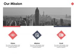 Our mission and vision d196 ppt powerpoint presentation ideas master slide