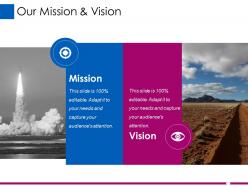 Our mission and vision ppt file outline