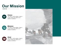 Our mission business process management ppt ideas graphics example