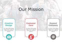 Our mission creative design f688 ppt powerpoint presentation infographic gallery