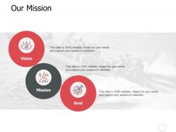 Our mission goal a535 ppt powerpoint presentation infographics design templates