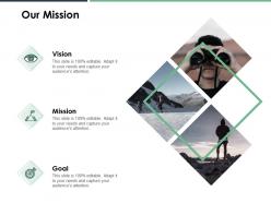 Our mission goal b152 ppt powerpoint presentation file pictures