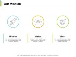 Our mission goal b56 ppt powerpoint presentation gallery good