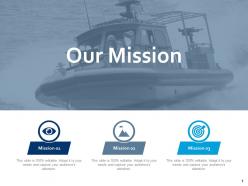 Our mission goal i126 ppt powerpoint presentation infographic template clipart images