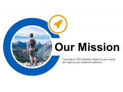 Our mission goal ppt layouts designs download