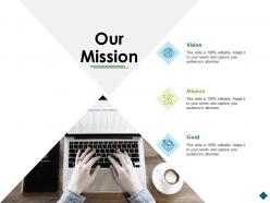 Our mission goal technology f179 ppt powerpoint presentation show visual aids