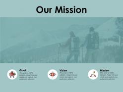 Our mission goal vision a141 ppt powerpoint presentation layouts slideshow